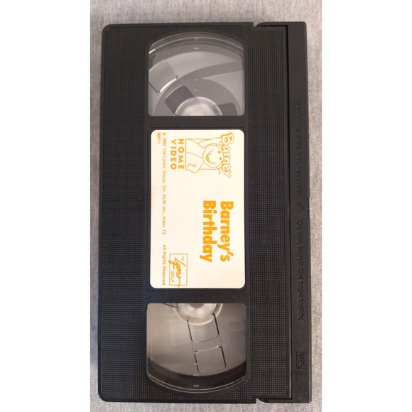 Vintage BARNEY VHS Cassette Tape 1992 Barney's Birthday Sing Along - Picture 4 of 5